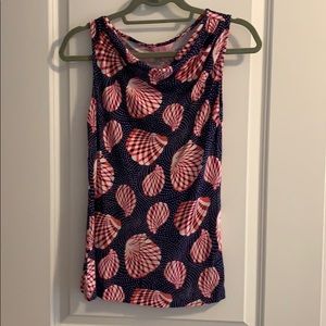 Lilly Pulitzer Great Escape Navy Top